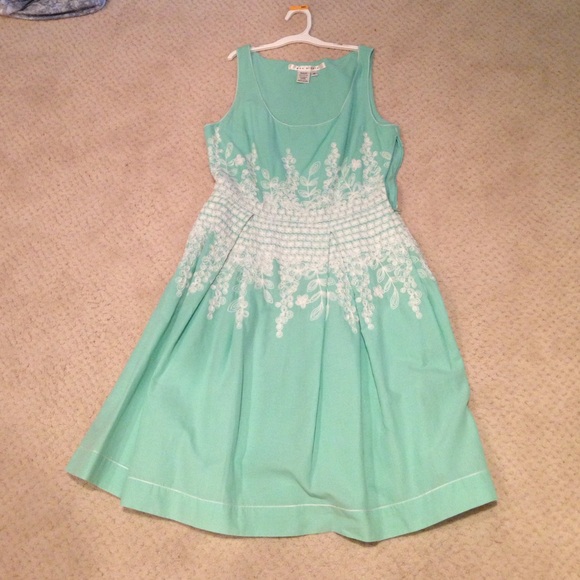 Max Studio Mint Tea Dress