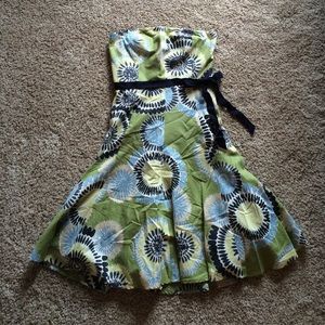 BCBGMAXAZARIA green floral dress