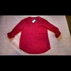 DONATED - Adrianna Papell red blouse