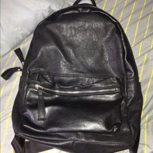 Pleather backpack