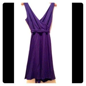 MODA International Royal Purple Wrap Dress