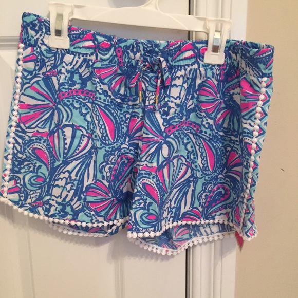 NWT Lilly Pulitzer for Target my fan Pom shorts XL