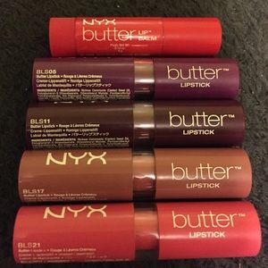 NYX Butter Lipsticks and Lipbalm