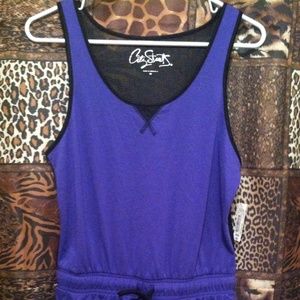 BNWT City Streets Electric Orchid Romper/ medium