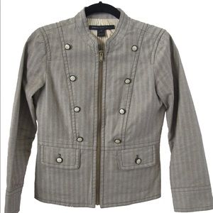 Marc by Marc Jacobs Herringbone Military Blazer