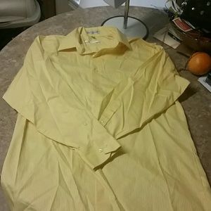 Mens Yellow Striped Shirt