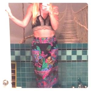 Handmade Vintage Midi Skirt