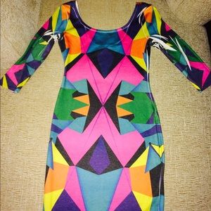 Multi colored dress