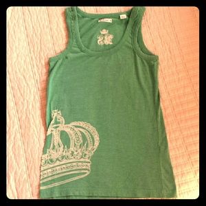 Ben Sherman Green Crown Tank Top