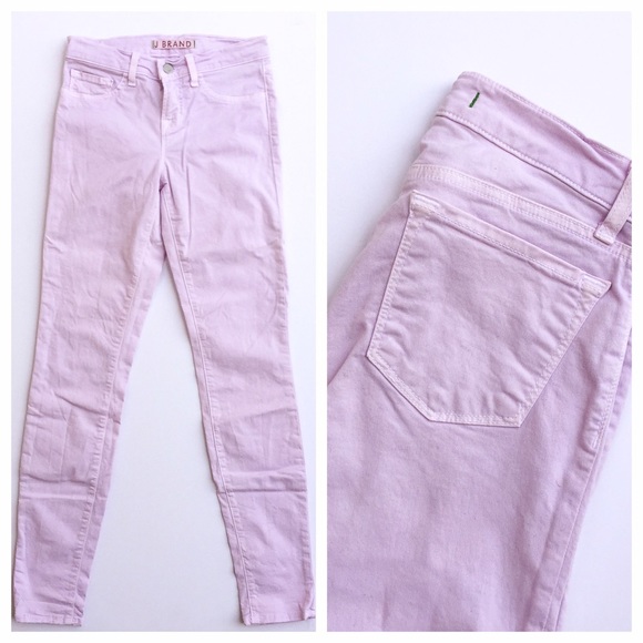 J Brand Denim - J Brand Soft Lilac Pastel Skinny Jean Size 24