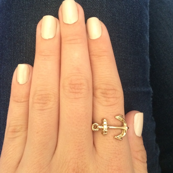 Gold Anchor Ring