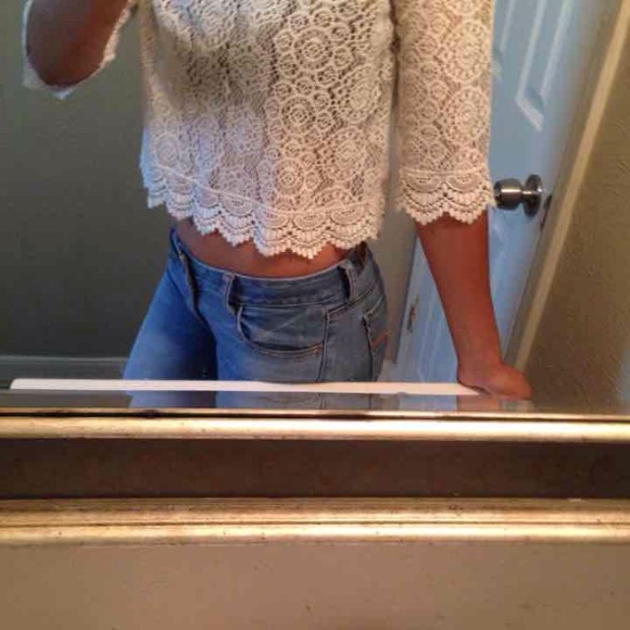 H&M Lace Crop Top