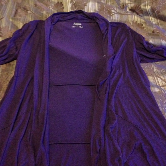 Dress barn purple sweater