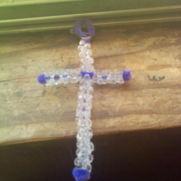 Cross necklace, bracelet , or keychain