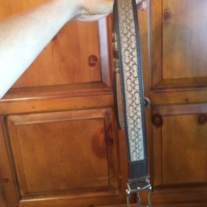 38 inch brown coach belt