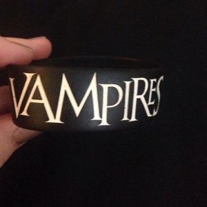 'Vampires Everwhere!' Band Bracelet.