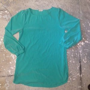 Everly turquoise shift dress