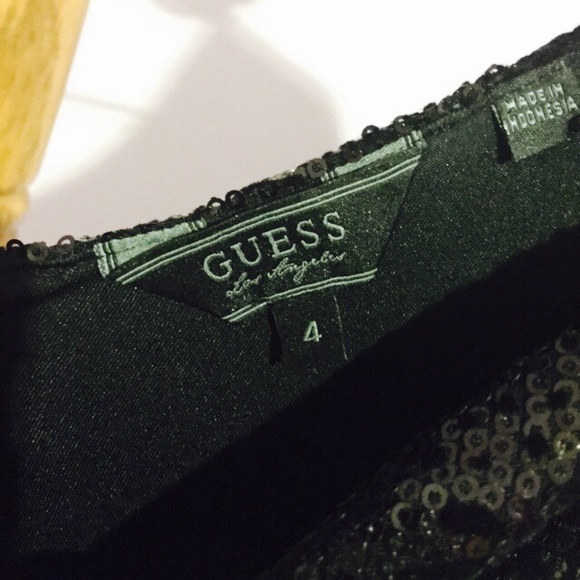 Guess Black Sequin Bodycon - Picture 3 of 3