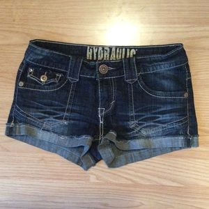 Hydraulic Denim Shorts