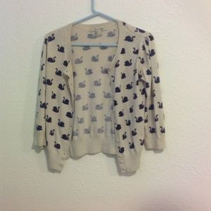 Swan sweater / cardigan