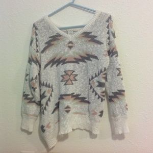 Tribal Print Sweater