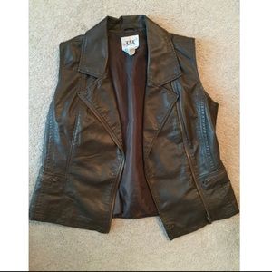 Faux Leather Vest