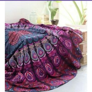 SOLD Beautiful bohemiam style cotton wall art
