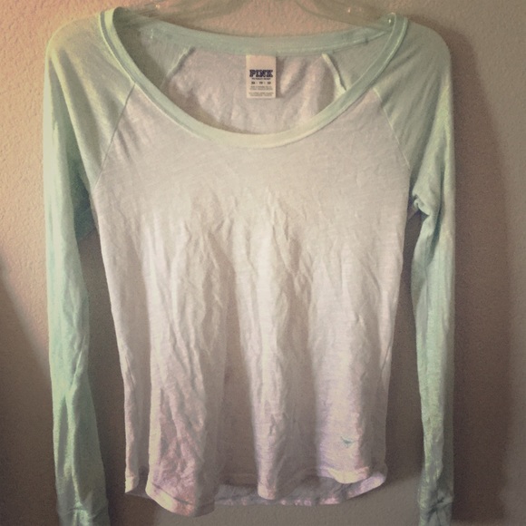 Vs pink baseball tee