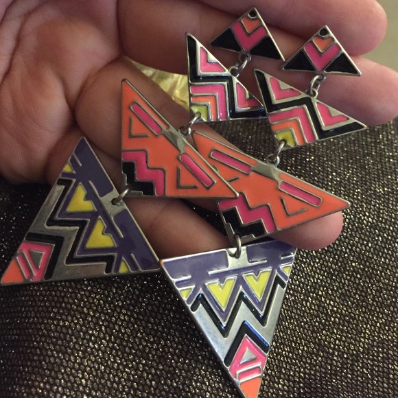 Retro earrings