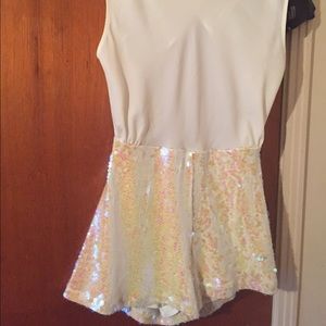 Top Shop sequin romper