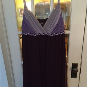 Purple cocktail dress