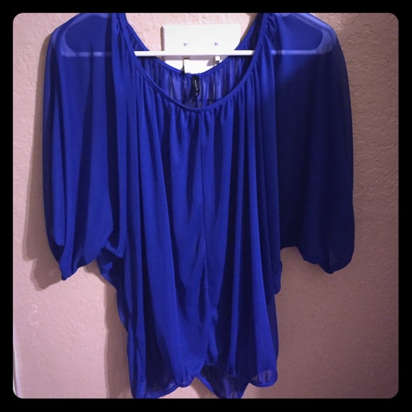 NWOT Open Back Top