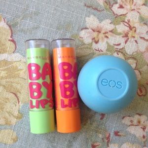 Baby lips + EOS bundle