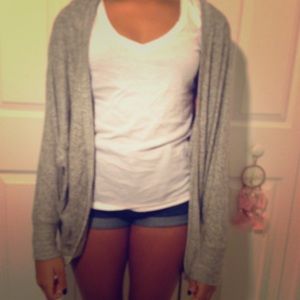 American eagle grey cardigan.