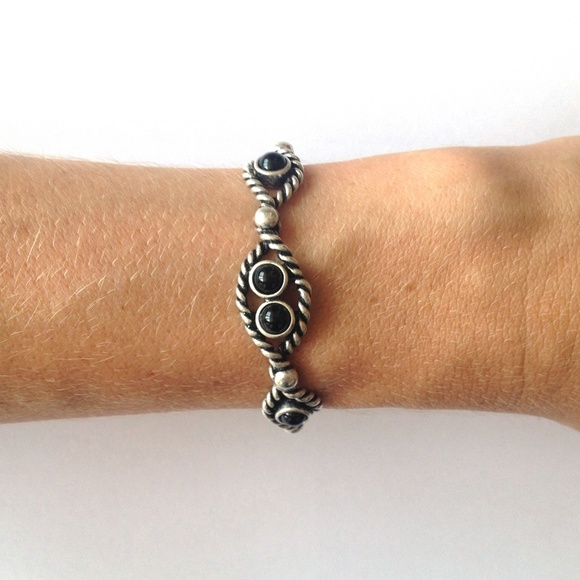 Dudine Ranchero Rope and Stone Cuff - Picture 2 of 4