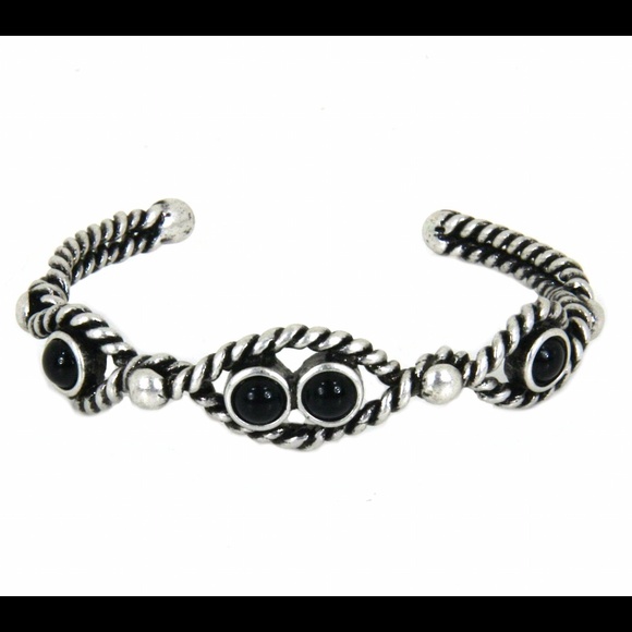 Dudine Ranchero Rope and Stone Cuff - Picture 3 of 4