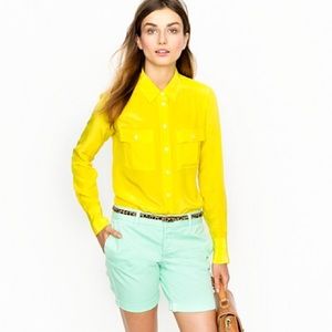 Jcrew Blythe blouse sunrise yellow