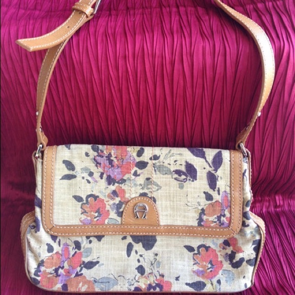Etienne Agnier floral print shoulder bag