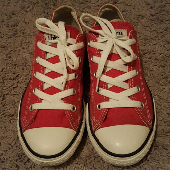 Red Converse Sz 2.5