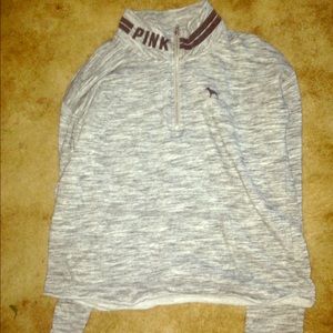 Victoria secret half zip  pull over