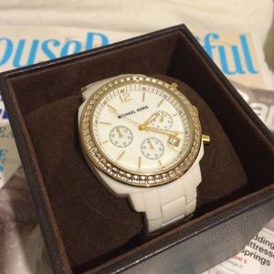 White Michael Kors watch