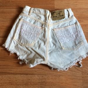 High waisted Jean shorts