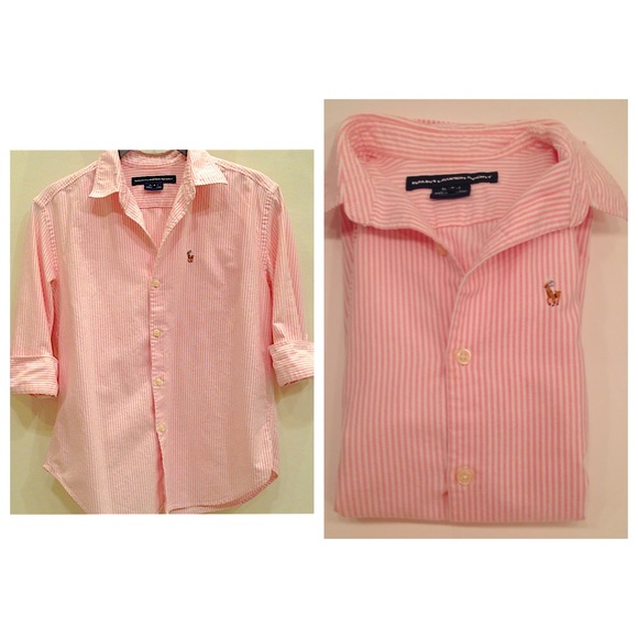 Ralph Lauren Tops - Ralph Lauren classic oxford button down pink