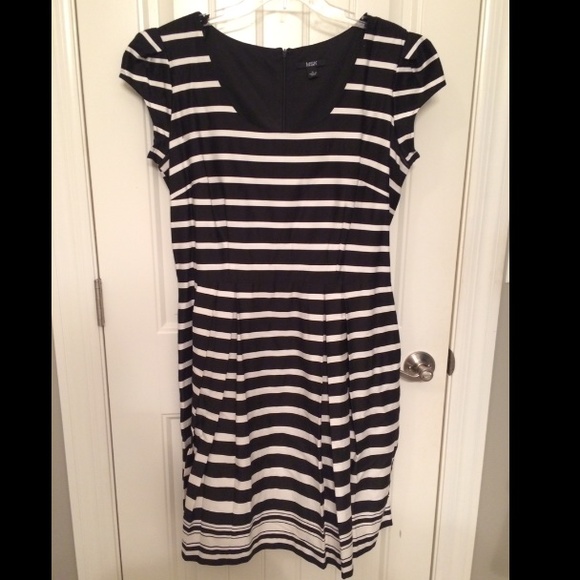 Black And White Stripe Dress Size 14