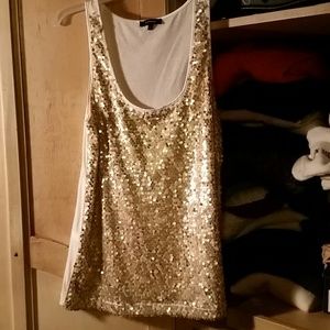 Sequined tank