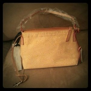 Yellow D&B pouchette purse