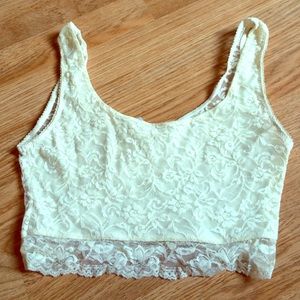 Lace crop top