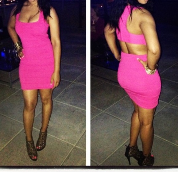 Hotmiamistyles Dresses & Skirts - Pink bandage dress