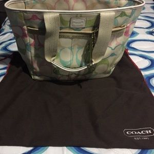 Coach purse/ diaper bag