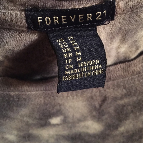 Forever 21 Tye Dye Open Back Top - Picture 4 of 4